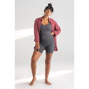 Girlfriend Collective Moon Bike Unitard sz XL